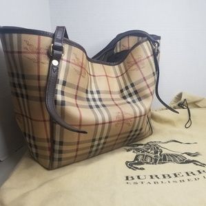 Burrberry Canterbury haymarket check bag tote